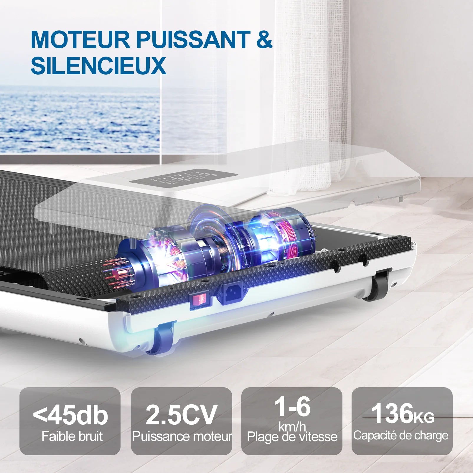 bureau debout tapis de marche