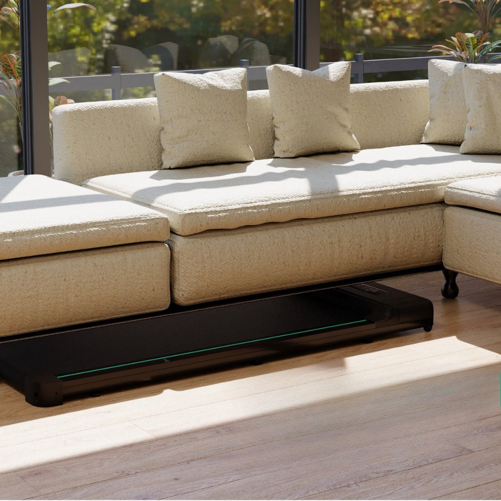 Tapis de marche inclinable et pliable sous le canape