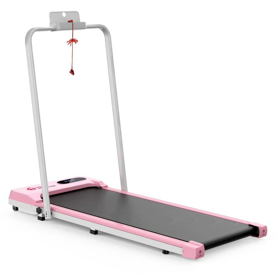 Tapis de marche pliable 1-6km/h rose
